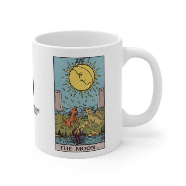 The Moon - Major Arcana Collection - Ceramic Tarot Card Mug 11oz - Image 3
