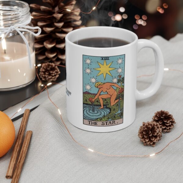 The Star - Major Arcana Collection - Ceramic Tarot Card Mug 11oz - Image 4