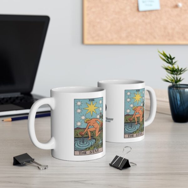 The Star - Major Arcana Collection - Ceramic Tarot Card Mug 11oz - Image 5