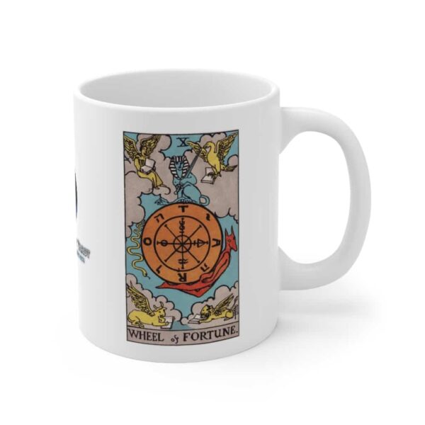 The Wheel of Fortune - Major Arcana Collection - Ceramic Tarot Card Mug 11oz - Image 3