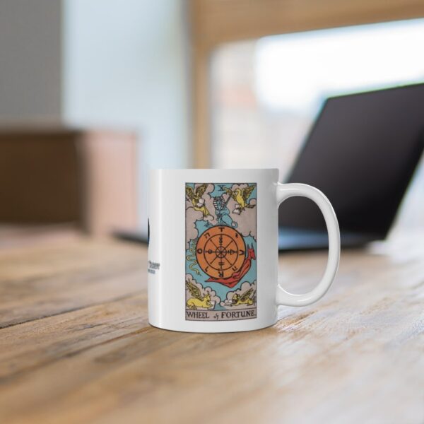 The Wheel of Fortune - Major Arcana Collection - Ceramic Tarot Card Mug 11oz - Image 6