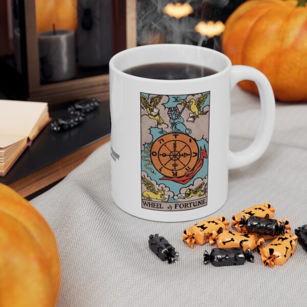 The Wheel of Fortune - Major Arcana Collection - Ceramic Tarot Card Mug 11oz - Image 7