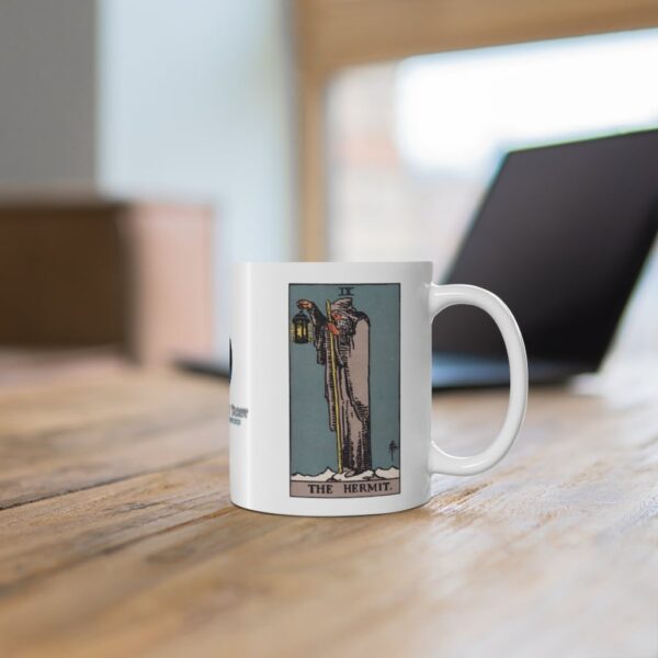The Hermit - Major Arcana Collection - Ceramic Tarot Card Mug 11oz - Image 6