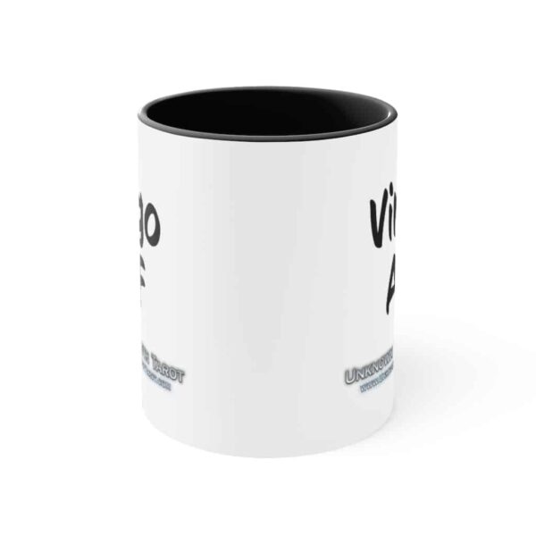 Virgo AF - Zodiac Collection - Accent Colored Ceramic Mug 11oz - Image 5