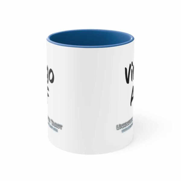 Virgo AF - Zodiac Collection - Accent Colored Ceramic Mug 11oz - Image 9
