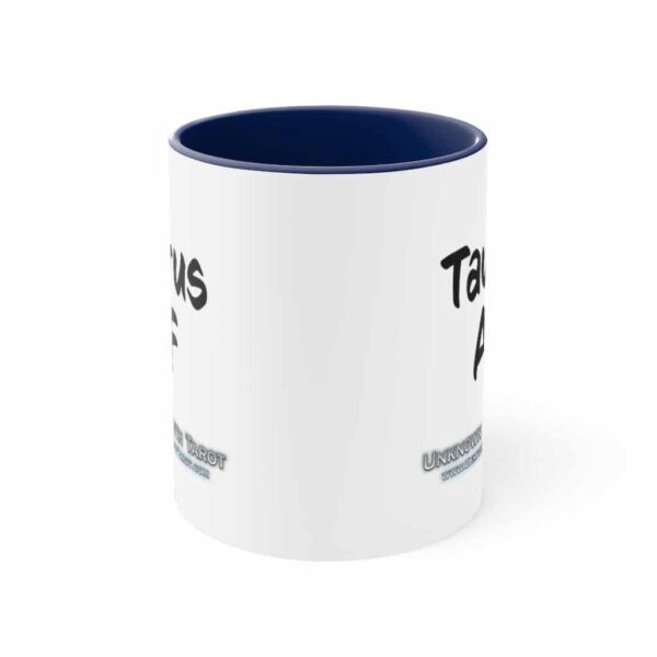 Taurus AF - Zodiac Collection - Accent Colored Ceramic Mug 11oz - Image 13