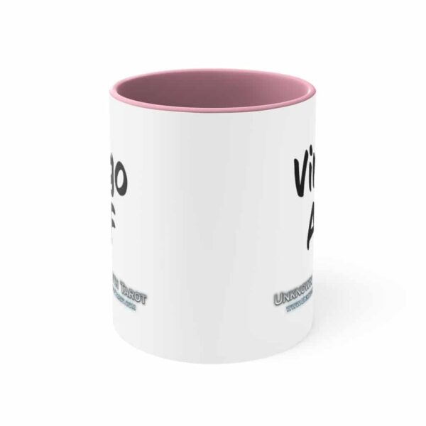 Virgo AF - Zodiac Collection - Accent Colored Ceramic Mug 11oz - Image 13