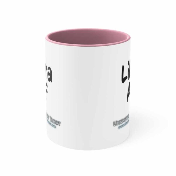 Libra AF - Zodiac Collection - Accent Colored Ceramic Mug 11oz - Image 13
