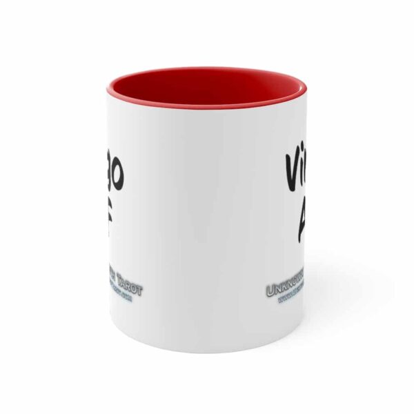 Virgo AF - Zodiac Collection - Accent Colored Ceramic Mug 11oz - Image 17