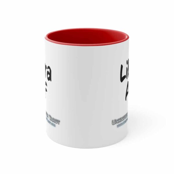 Libra AF - Zodiac Collection - Accent Colored Ceramic Mug 11oz - Image 17