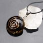 Handmade-Orgonite-Pendant-Obsidian-Natural-Crystal-Copper-Circle-Energy-Chakra-Jewelry-EMF-Protection-Orgone-3