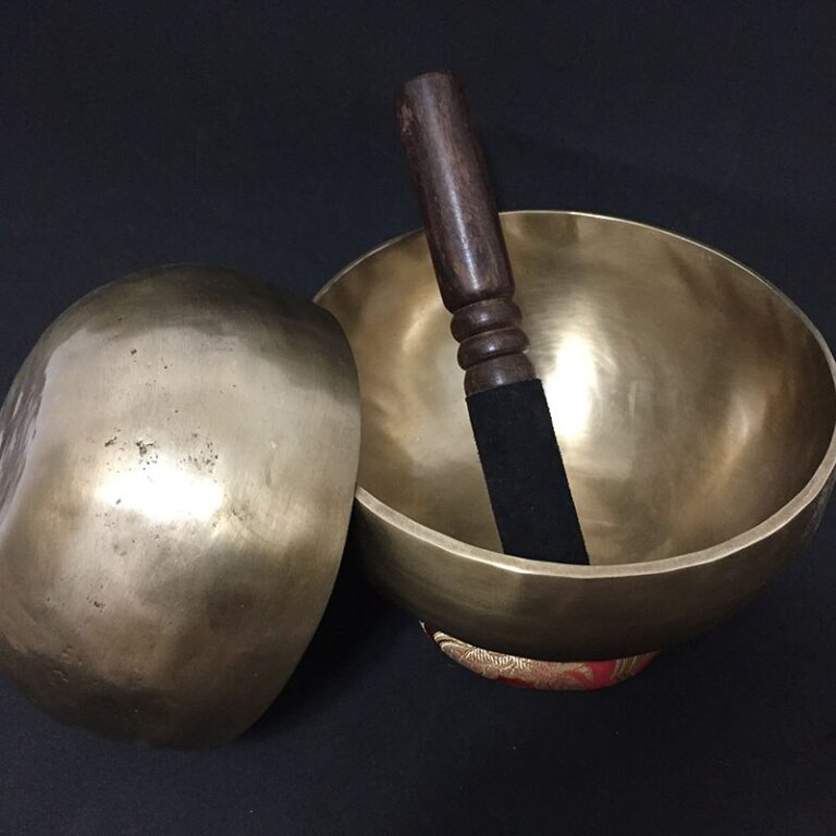 High Quality Nepal Handmade Copper Large Singing Bowls with Leather