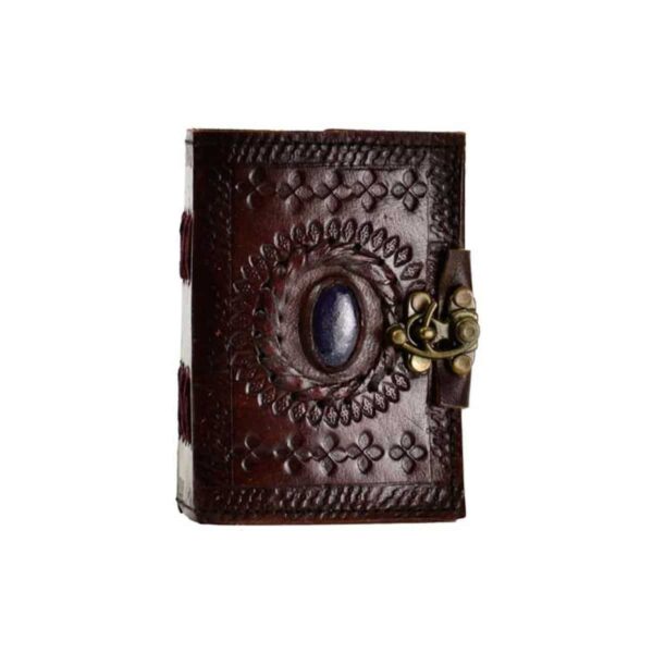 Stone Eye leather blank book w/ latch