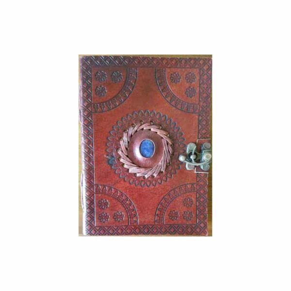 5" x 7" God's Eye Embossed leather w/ latch