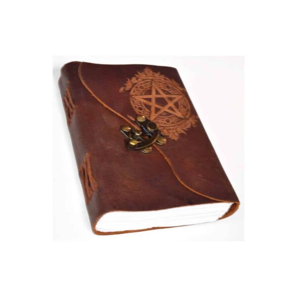 Pentagram leather w/ latch