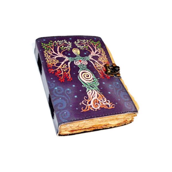 Goddess Aged Looking Paper leather w/ latch