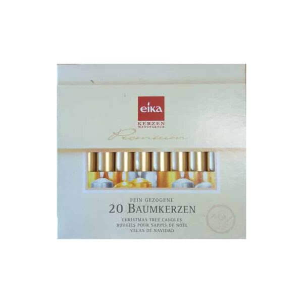 1/2" Gold Chime Candle 20 Pack
