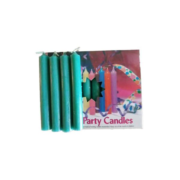 1/2"Dark Green Chime Candle 20 Pack