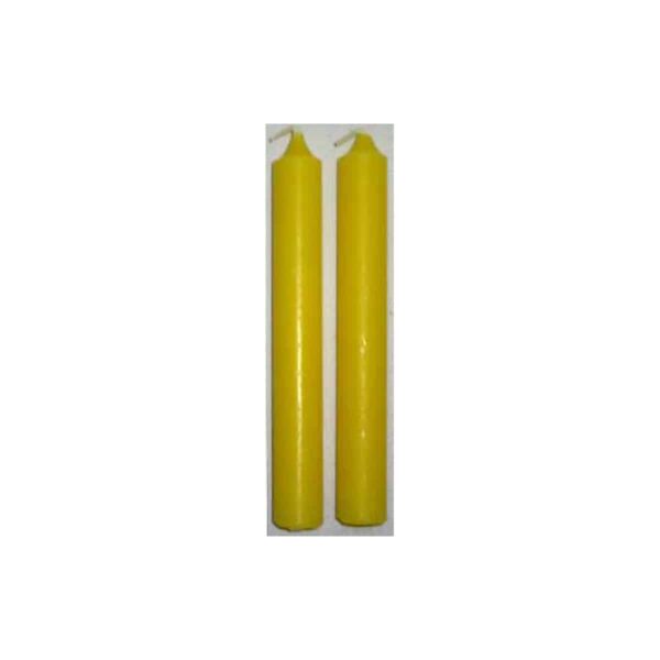 1/2" Yellow Chime Candle 20 Pack