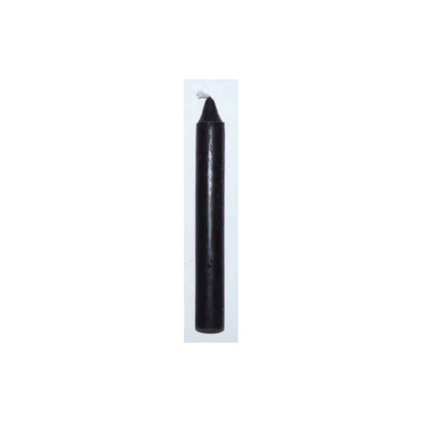 Black 6" Taper Candle