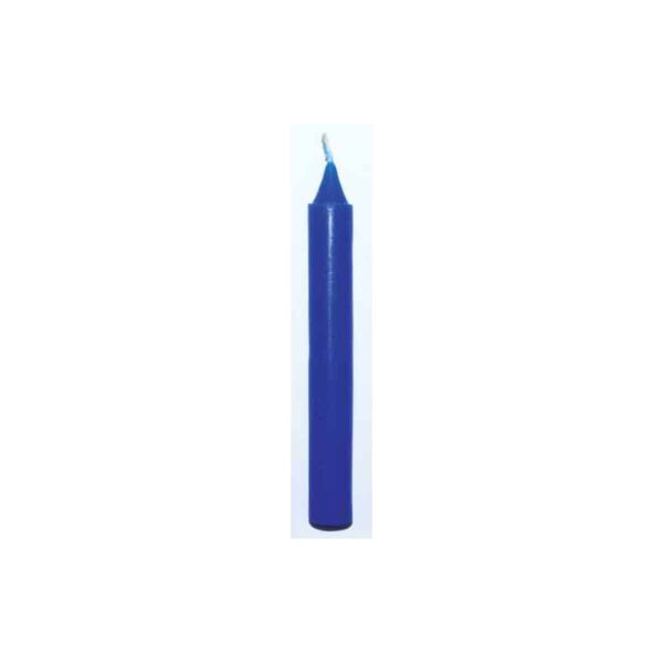Blue 6" Taper Candle