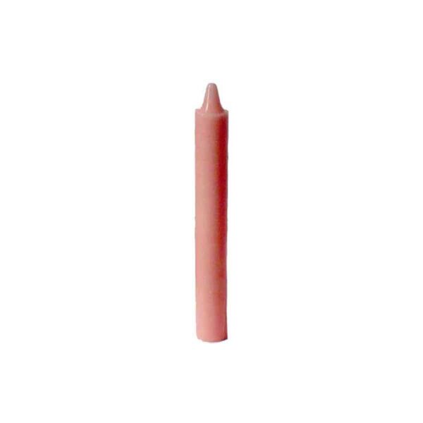 Pink 6" Taper Candle