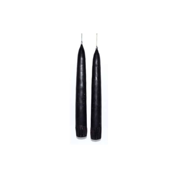7" Black Taper Pair