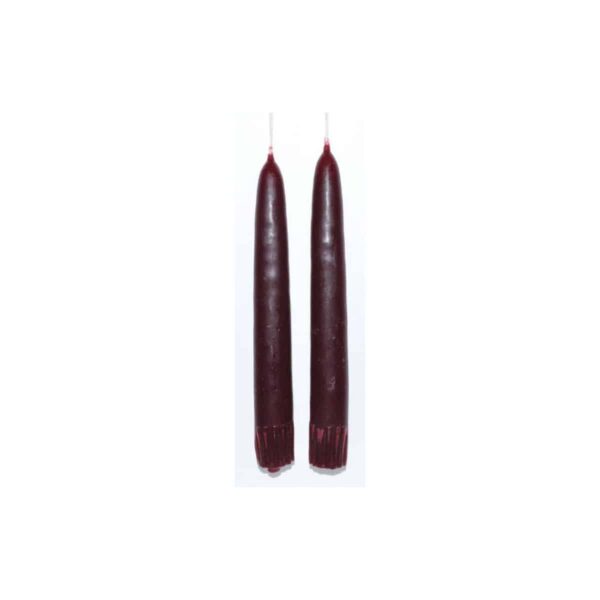 7" Dark Red Taper Pair