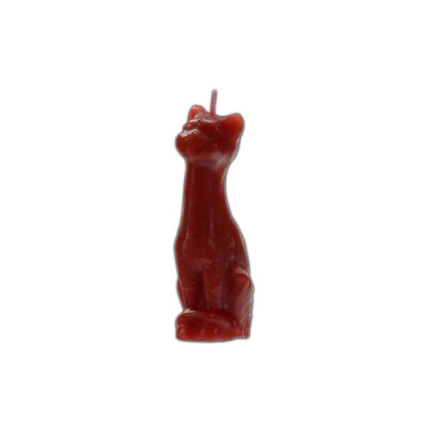 6"-7" Red Cat Candle