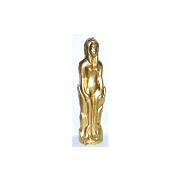 Gold Female Candle 7"