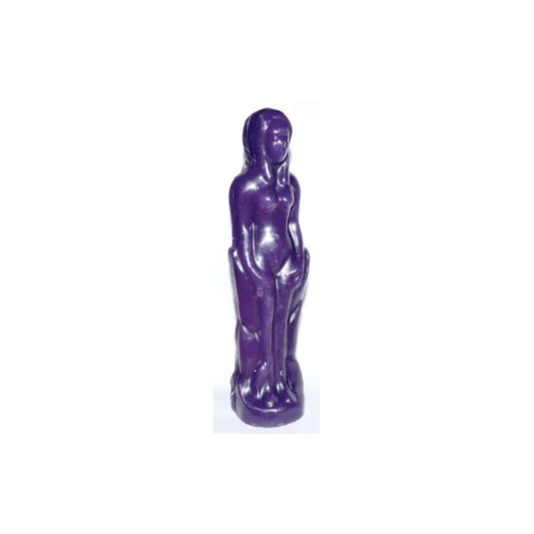 Purple Female Candle 7"