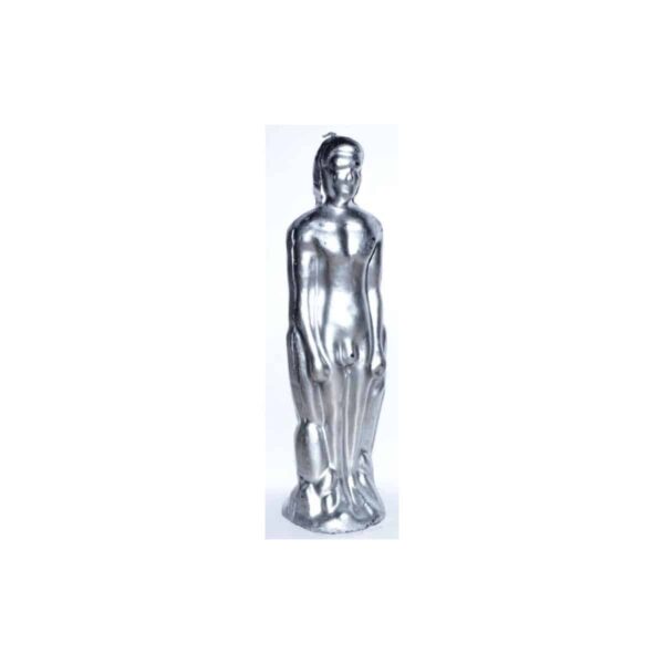 Silver Male Candle