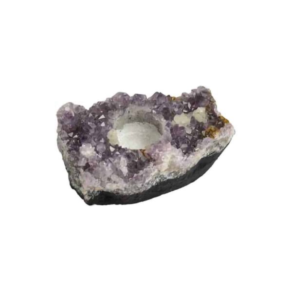 4 -7" Amethyst Tealight Holder
