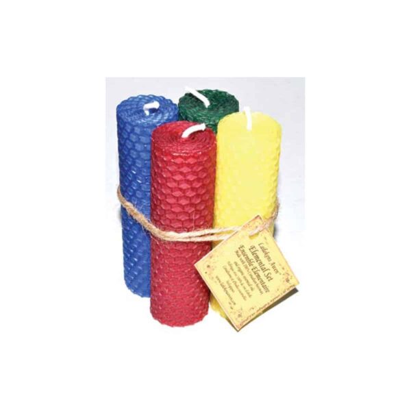 4 1/4" Elemental Set Lailokens Awen Candle