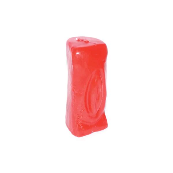 6 1/2" Red Female Gender Candle