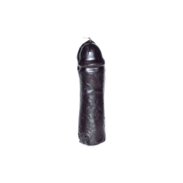 6 1/2" Black Male Gender Candle