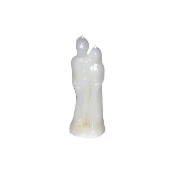 6" Marriage White Candle