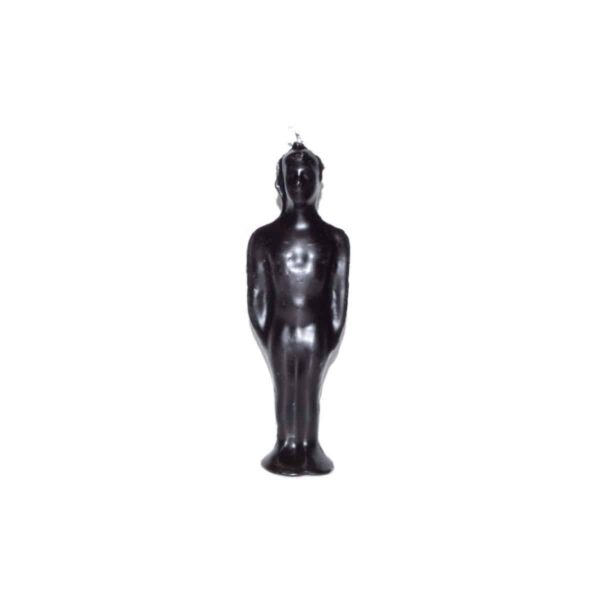 7 1/4" Black Male Candle