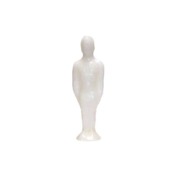 7 1/4" White Male Candle