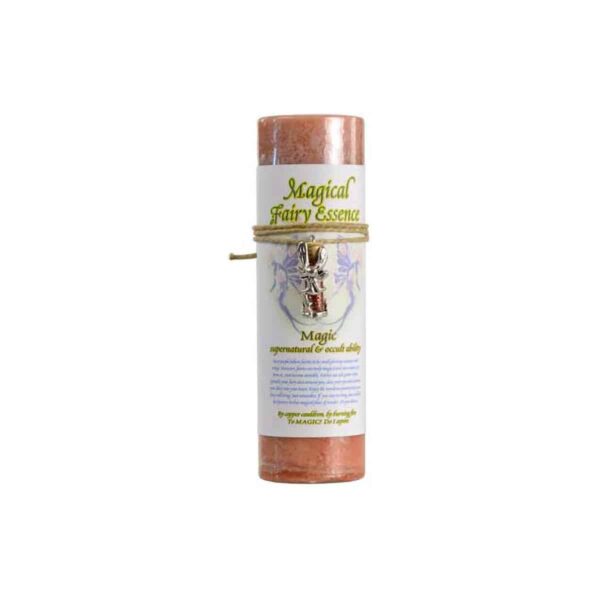 Magic Pillar Candle with Fairy Dust Necklace