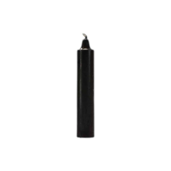 9" Black Pillar Candles