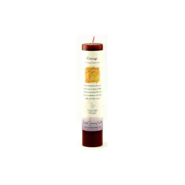 Courage Reiki Charged Pillar Candle