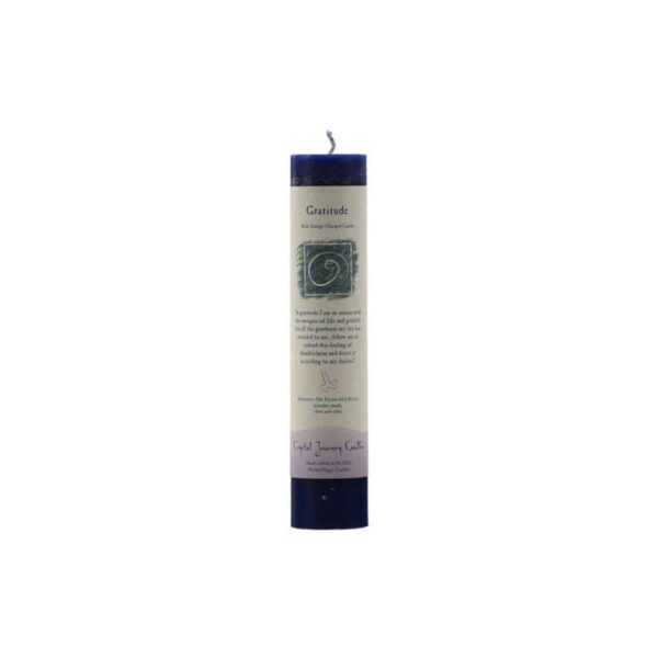 Gratitude Reiki Charged Pillar Candle