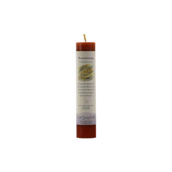 Housewarming Reiki Charged Pillar Candle