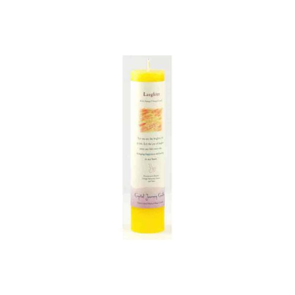 Laughter Reiki Charged Pillar Candle