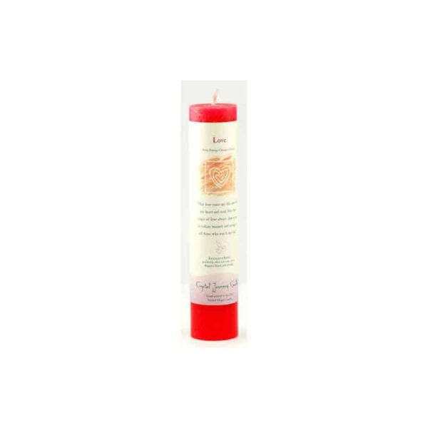Love Reiki Charged Pillar Candle