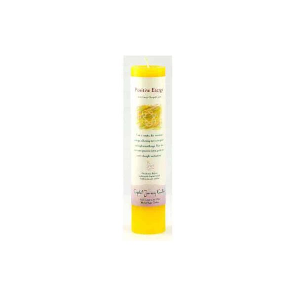 Positive Energy Reiki Charged Pillar Candle