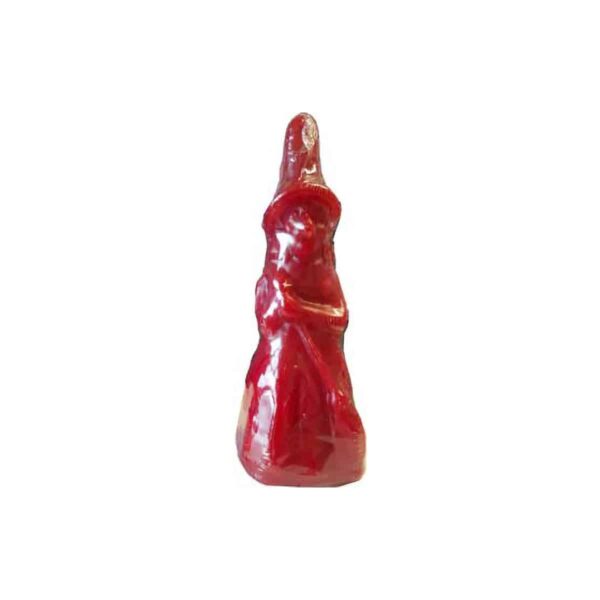6"-7" Red Witch Candle
