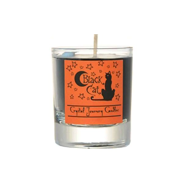 Black Cat Soy Votive Candle