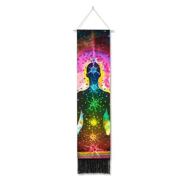 Rectangular Seven Chakras Tapestry Wall Hanging